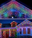 SERIE CASCADA 5MT 200 LED MULTICOLOR O CALIDA 