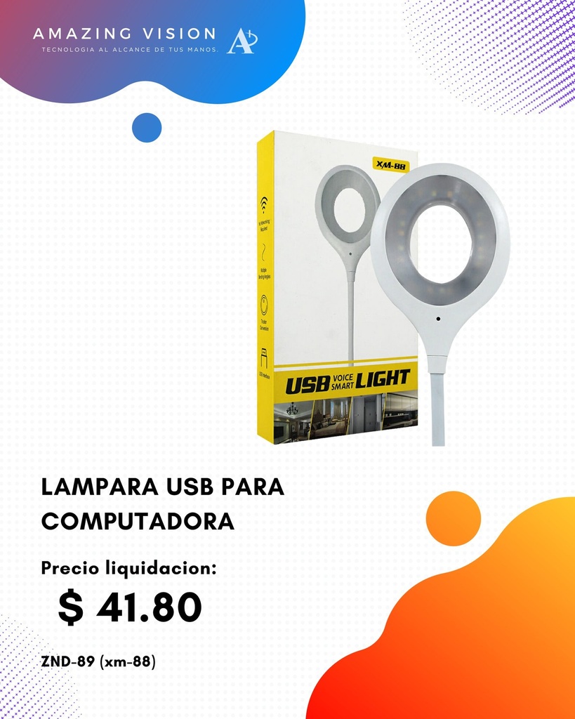 LAMPARA USB PARA COMPUTADORA