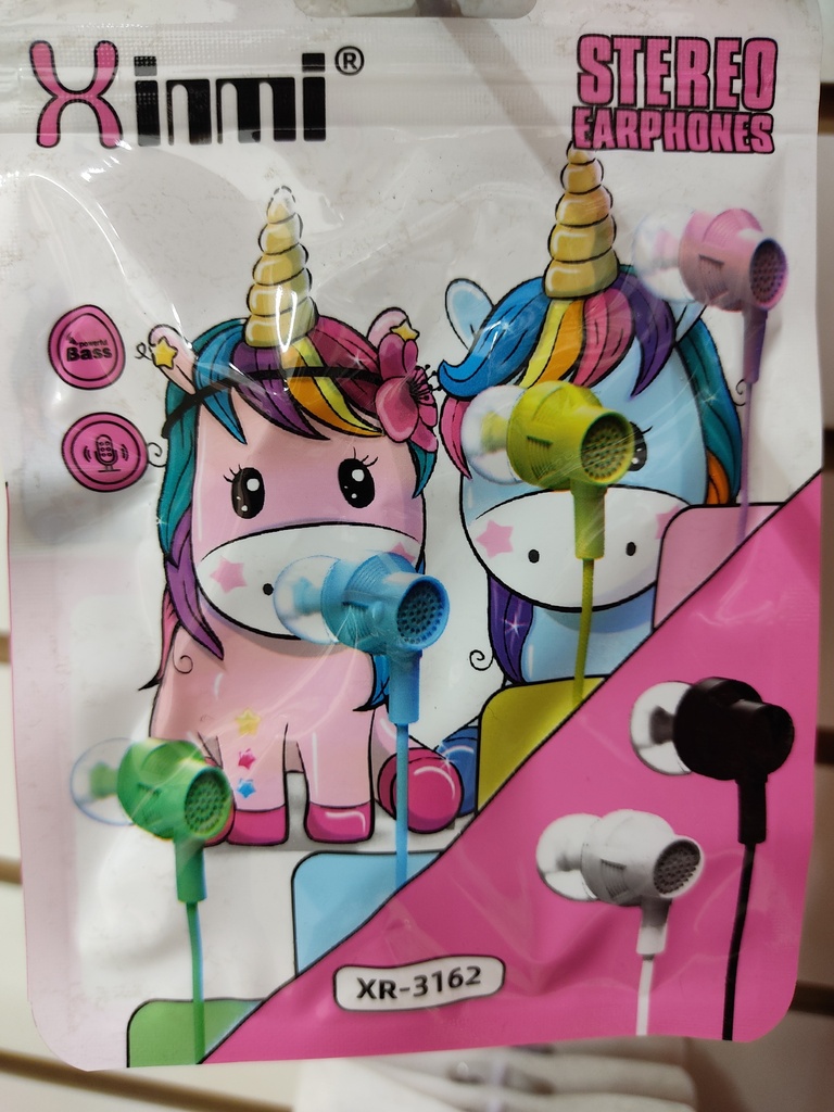 MANOS LIBRES ECO BOLSA UNICORNIOS XINMI