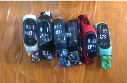 (DZB-2337) RELOJ DIJITAL DE CORREA DE CORDON ELASTICO