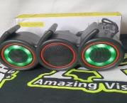 BOCINA TRIPLE 6 SIN CELDA SOLAR YX-666