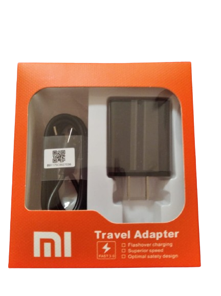 (XM-TC)CARGADOR XIAOMI 3A CUBO "A" + CABLE "C"