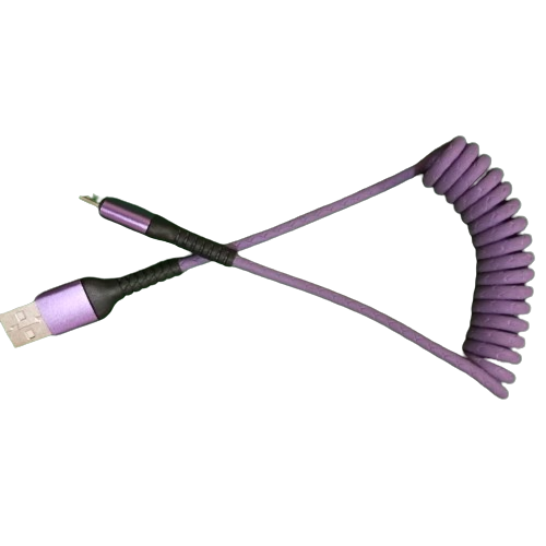 CABLE USB tipo V8 ESPIRAL