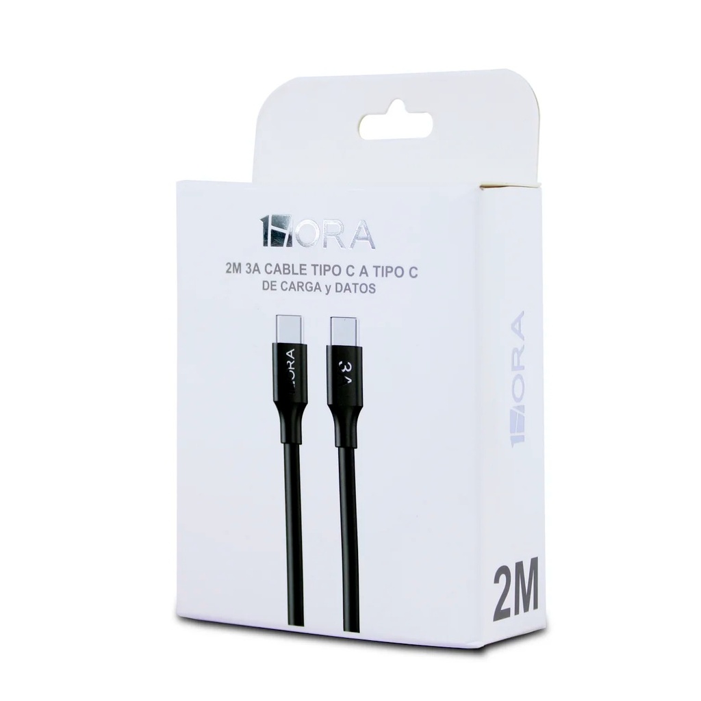 Cable 1HORA Tipo C a Tipo C 3A 2M CAB270