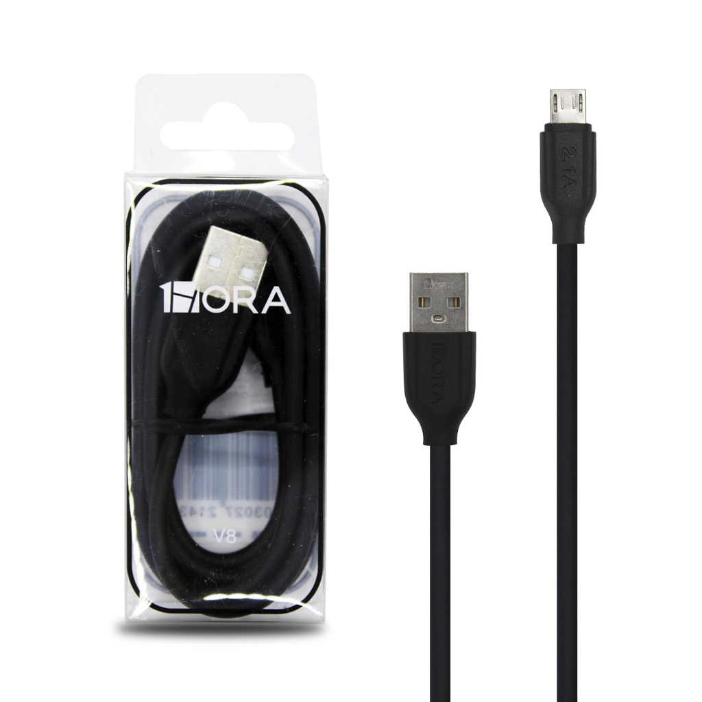 1HORA Cable V8 2.1A (1 METRO) CAB186