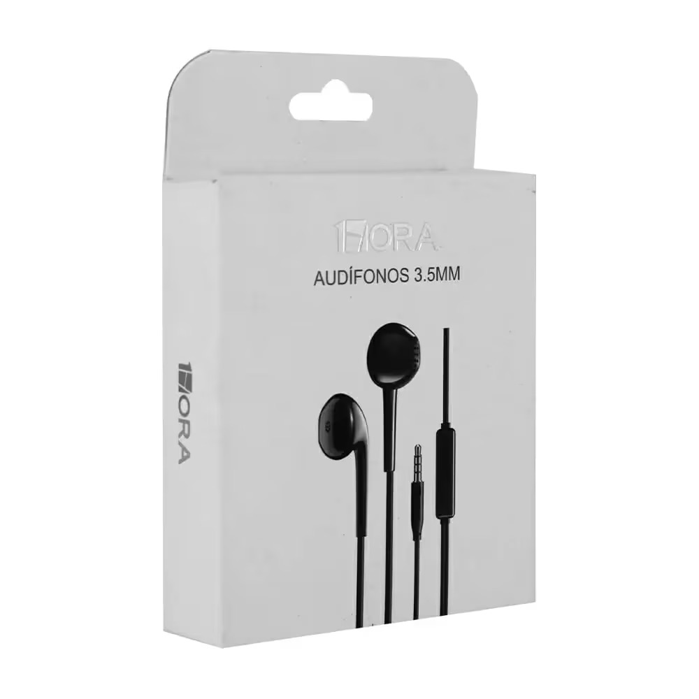 Audifonos Alambrico con Microfonos In-ear Earbuds 1Hora AUT117