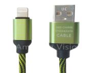 [XYX-07] CABLE IPHONE CORDON ONDAS REFORZADO
