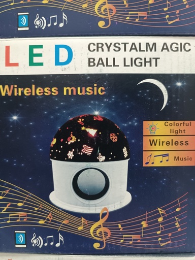 [LD-66] ESFERA DE LUZ CON BOCINA Y BLUETOOH(LD-66)
