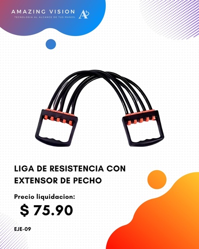[EJE-09] LIGA DE RESISTENCIA CON EXTENSOR DE PECHO(EJE-09)