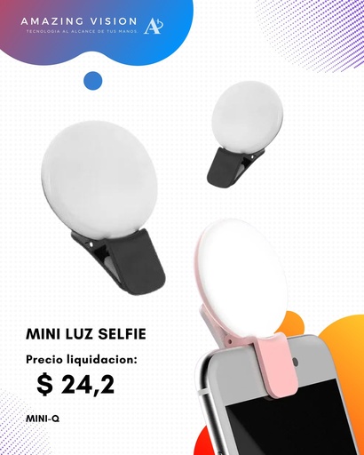 [MINI-Q] MINI ARO DE LUZ SELFIE (MINI-Q)