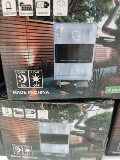 [BDK-1C] PAQUETE DE 4 LAMPARAS SOLAR (BDK-1C)