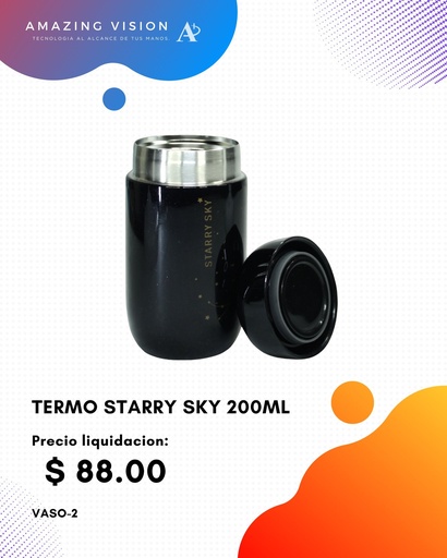 [VASO-2] (VASO-2)VASO-CAPSULA TERMO STARRY SKY 200ML