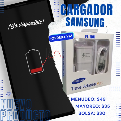 [FT-1101] S6-V8 CARGADOR COMPLETO SAMSUNG V8 (FT-1101)