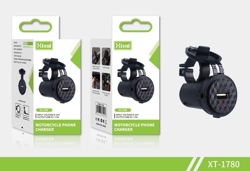 [XT-1780] CARGDOR DE MOTO DE USB (XT-1780)