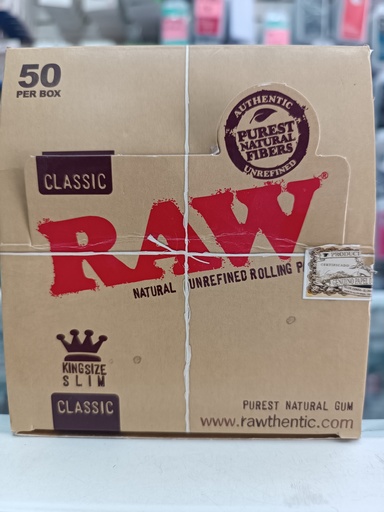 [RAW-50] SABANAS SIN FILTRO KINGSIZE RAW CLASSIC RAW-50