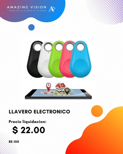[RE-100] LLAVERO ELECTRONICO RE-100