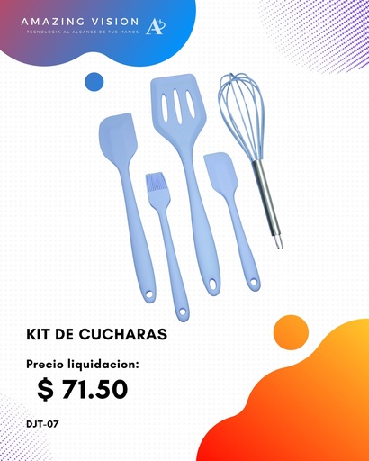 [DJT-07] KIT DE CUCHARAS DJT-07