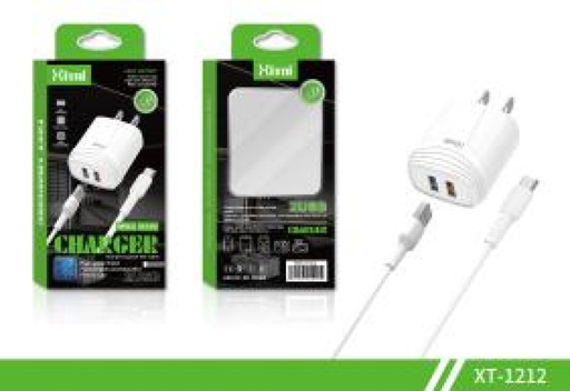 [XT-1212] CARGADOR COMPLETO XINMI TIPO C XT-1212
