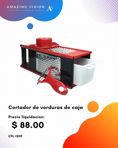 [CFL-1209] CFL-1209 Cortador de verduras de caja