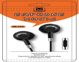 [ER-103] ER-103 AUDIFONO 3.5 NEGRO Y BLANCO