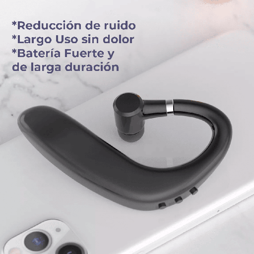 [XR-3512] XR-3512 Mono Auricular Inalámbrico Bluetooth Con Control de Audio y Llamadas