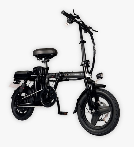 [S6s PRO] BICICLETA ELÉCTRICA PLEGABLE HONEY WHALE S6s PRO NEGRO