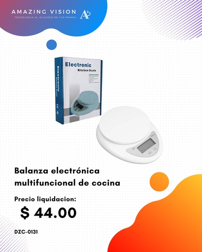 [DZC-0131] DZC-0131 Balanza electrónica multifuncional de cocina A2