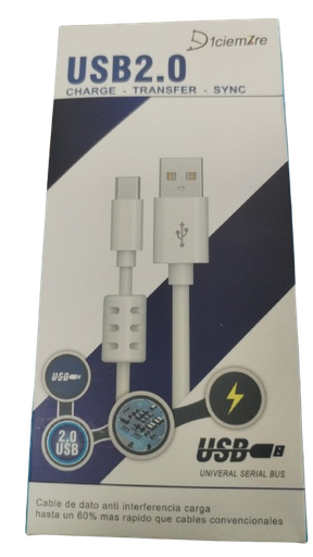 [CHZ-9C] CHZ-9C CABLE USB TIPO C DE 1.5MT