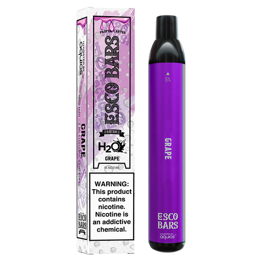 [ESCOBARS-2500] VAPE ESCO BARS H2O Grape 2500 HITS