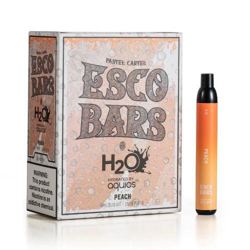 [ESCOBARS-2500] VAPE ESCO BARS H2O DURAZNO 2500 HITS