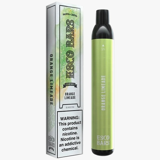 [ESCOBARS-2500] VAPE ESCO BARS H2O NARANJA LIMON  2500 HITS