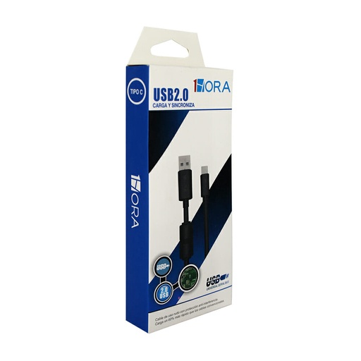 [CAB150] CAB150 1HORA Cable Tipo C 2.0A 1.5M