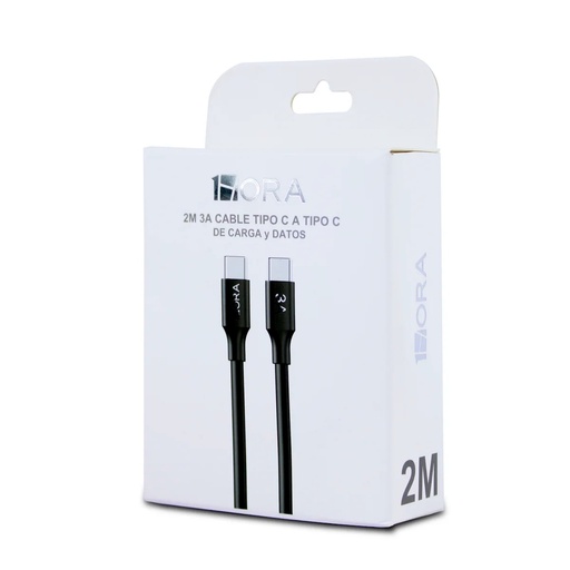 [CAB270] Cable 1HORA Tipo C a Tipo C 3A 2M CAB270