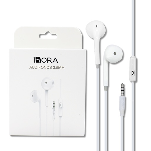 [AUT122] AUT122 Audífonos Alámbricos 1Hora  Tipo EarPods
