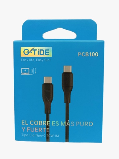 [PCB100 (PB103-3)/ PCW100 (PW103-3)] PCB100 / PCW100 G-tide Cable Usb  Tipo C a Tipo-C 1M