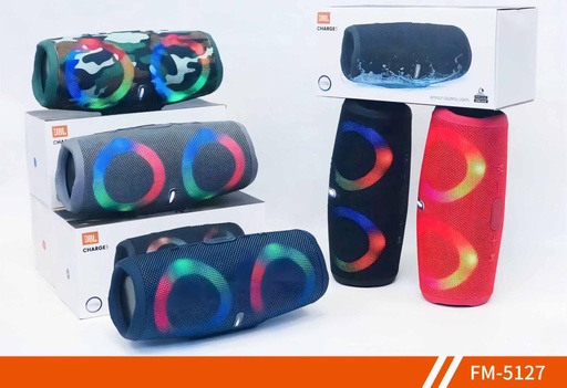 [FM-5127] FM-5127 BOCINA 2 PARLANTES RGB RITMICA CHARGE 5